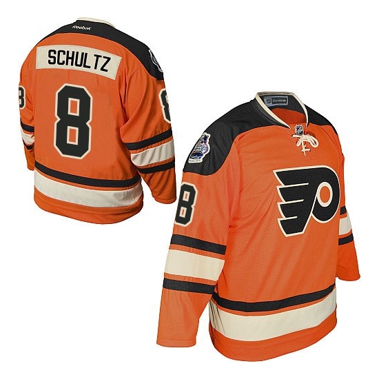 Dave Schultz Philadelphia Flyers Authentic Official Winter Classic Reebok Jersey - Orange