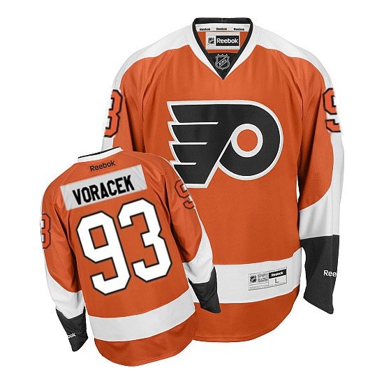 Jakub Voracek Philadelphia Flyers Authentic Home Reebok Jersey - Orange