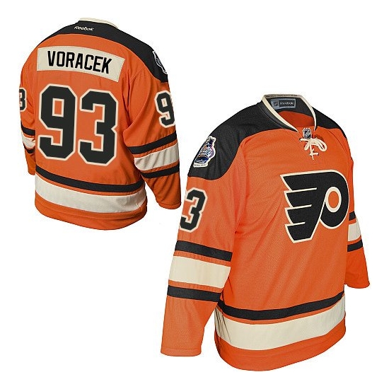 Jakub Voracek Philadelphia Flyers Premier Official Winter Classic Reebok Jersey - Orange