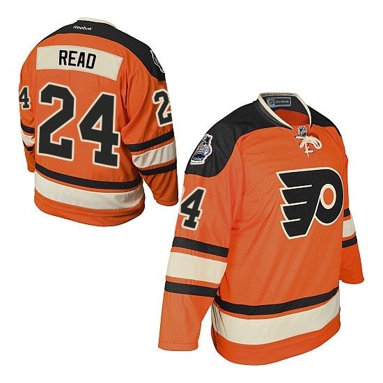 Matt Read Philadelphia Flyers Authentic Official Winter Classic Reebok Jersey - Orange