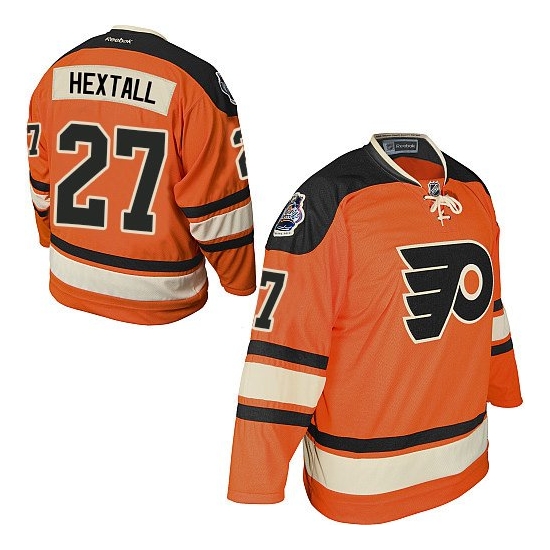 Ron Hextall Philadelphia Flyers Authentic Official Winter Classic Reebok Jersey - Orange