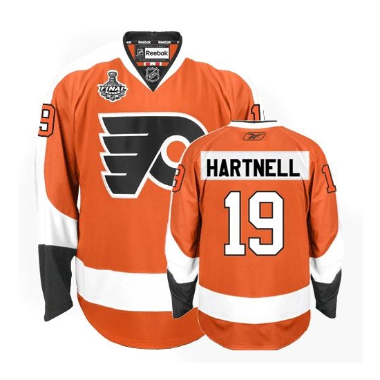 Scott Hartnell Philadelphia Flyers Authentic Home Stanley Cup Finals Reebok Jersey - Orange