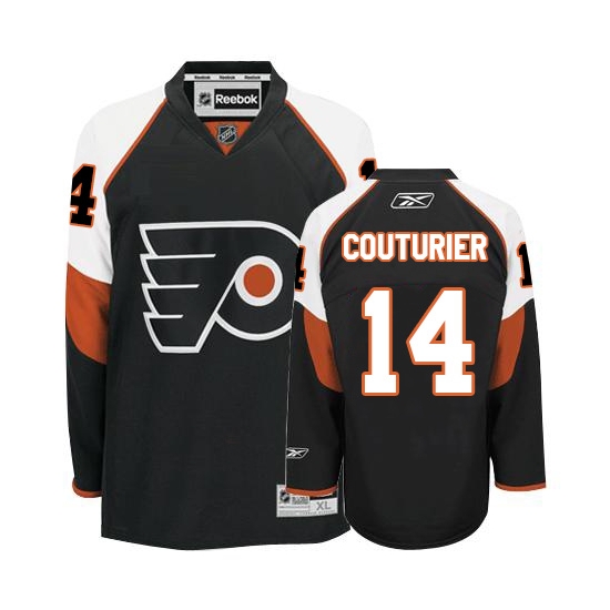 Sean Couturier Philadelphia Flyers Authentic Third Reebok Jersey - Black