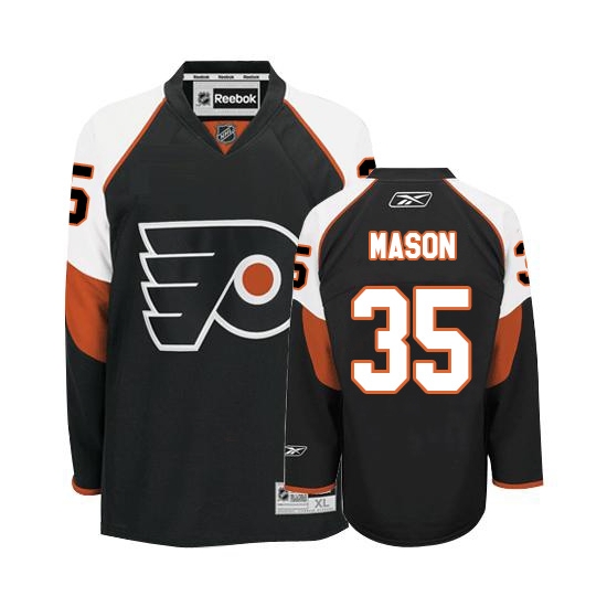 Steve Mason Philadelphia Flyers Authentic Third Reebok Jersey - Black