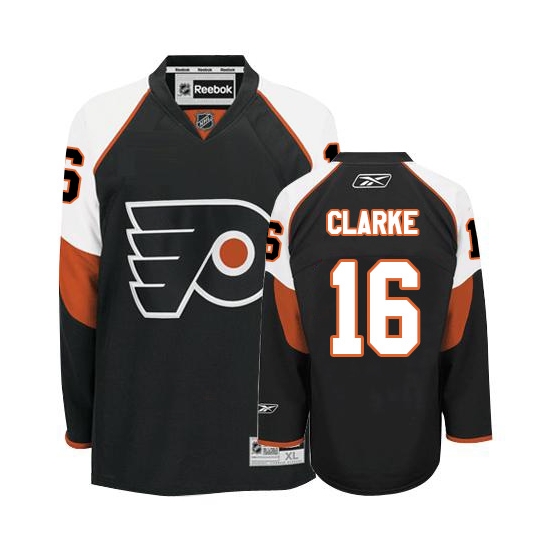 Bobby Clarke Philadelphia Flyers Premier Third Reebok Jersey - Black