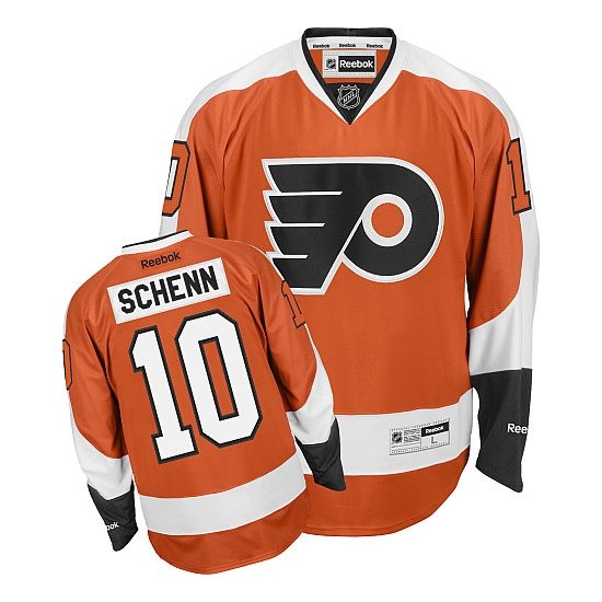 Brayden Schenn Philadelphia Flyers Authentic Home Reebok Jersey - Orange
