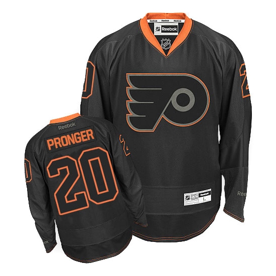Chris Pronger Philadelphia Flyers Premier Reebok Jersey - Black Ice