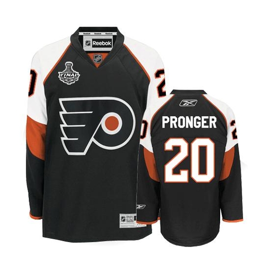 Chris Pronger Philadelphia Flyers Premier Third Stanley Cup Finals Reebok Jersey - Black