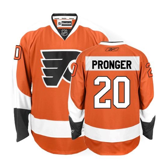 Chris Pronger Philadelphia Flyers Authentic Home Reebok Jersey - Orange