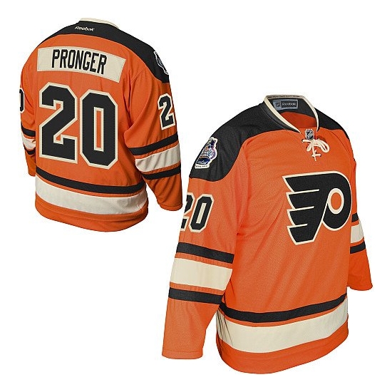 Chris Pronger Philadelphia Flyers Authentic Official Winter Classic Reebok Jersey - Orange