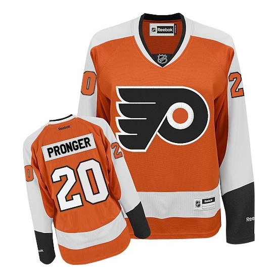Chris Pronger Philadelphia Flyers Women's Authentic Home Reebok Jersey - Orange