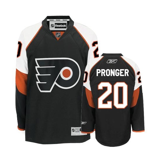 Chris Pronger Philadelphia Flyers Youth Authentic Third Reebok Jersey - Black