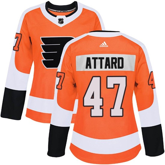 Ronnie Attard Philadelphia Flyers Women's Authentic Home Adidas Jersey - Orange