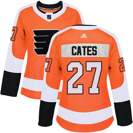 Noah Cates Philadelphia Flyers Women's Authentic Home Adidas Jersey - Orange