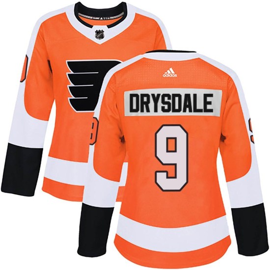 Jamie Drysdale Philadelphia Flyers Women's Authentic Home Adidas Jersey - Orange