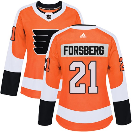 Peter Forsberg Philadelphia Flyers Women's Authentic Home Adidas Jersey - Orange