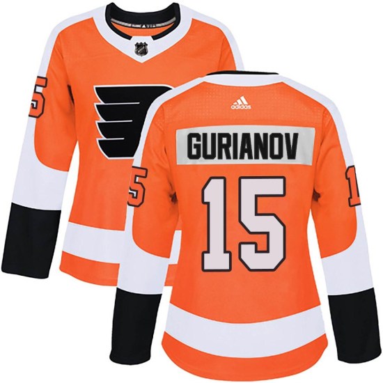 Denis Gurianov Philadelphia Flyers Women's Authentic Home Adidas Jersey - Orange