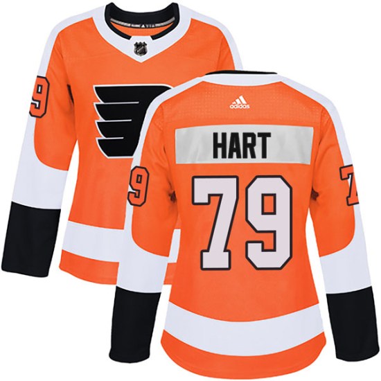 Carter Hart Philadelphia Flyers Women's Authentic Home Adidas Jersey - Orange