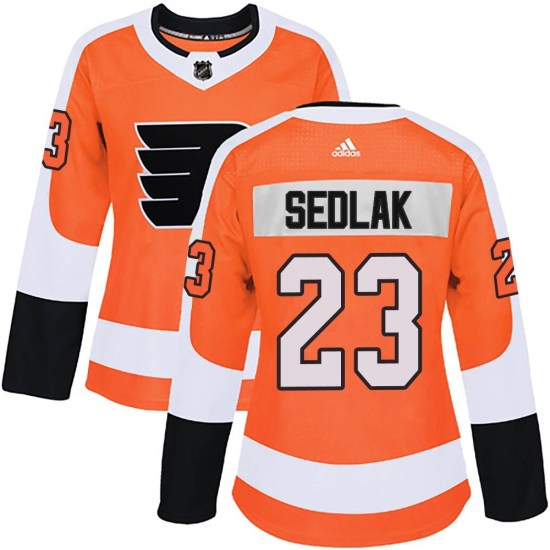 Lukas Sedlak Philadelphia Flyers Women's Authentic Home Adidas Jersey - Orange