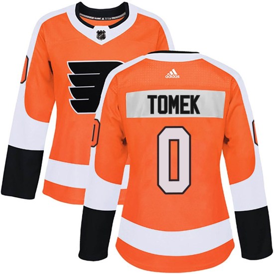 Matej Tomek Philadelphia Flyers Women's Authentic Home Adidas Jersey - Orange