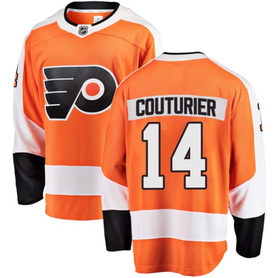 Sean Couturier Philadelphia Flyers Youth Breakaway Home Fanatics Branded Jersey - Orange