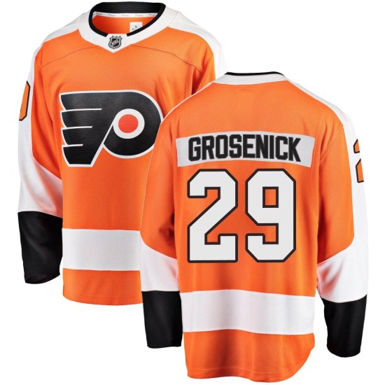 Troy Grosenick Philadelphia Flyers Youth Breakaway Home Fanatics Branded Jersey - Orange