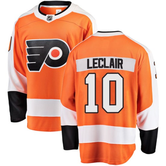 John Leclair Philadelphia Flyers Youth Breakaway Home Fanatics Branded Jersey - Orange