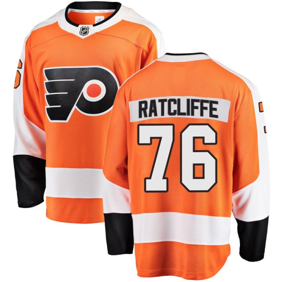 Isaac Ratcliffe Philadelphia Flyers Youth Breakaway Home Fanatics Branded Jersey - Orange