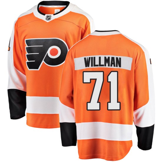 Max Willman Philadelphia Flyers Youth Breakaway Home Fanatics Branded Jersey - Orange