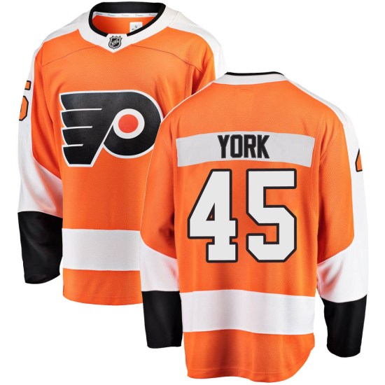 Cam York Philadelphia Flyers Youth Breakaway Home Fanatics Branded Jersey - Orange