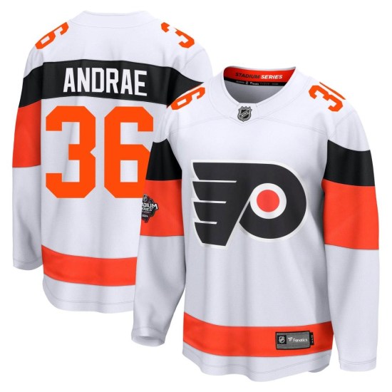 Emil Andrae Philadelphia Flyers Breakaway 2024 Stadium Series Fanatics Branded Jersey - White