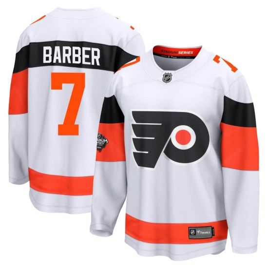 Bill Barber Philadelphia Flyers Breakaway 2024 Stadium Series Fanatics Branded Jersey - White