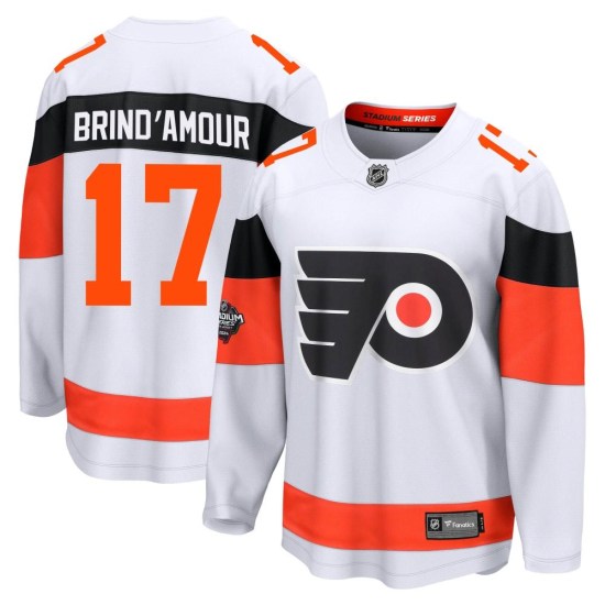 Rod Brind'amour Philadelphia Flyers Breakaway Rod Brind'Amour 2024 Stadium Series Fanatics Branded Jersey - White