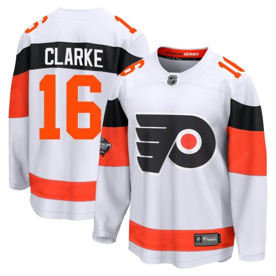 Bobby Clarke Philadelphia Flyers Breakaway 2024 Stadium Series Fanatics Branded Jersey - White