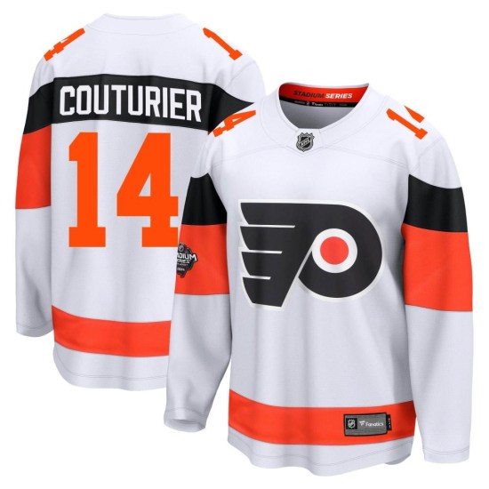 Sean Couturier Philadelphia Flyers Breakaway 2024 Stadium Series Fanatics Branded Jersey - White
