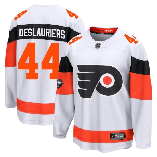 Nicolas Deslauriers Philadelphia Flyers Breakaway 2024 Stadium Series Fanatics Branded Jersey - White