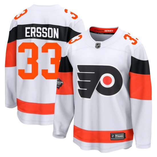 Samuel Ersson Philadelphia Flyers Breakaway 2024 Stadium Series Fanatics Branded Jersey - White