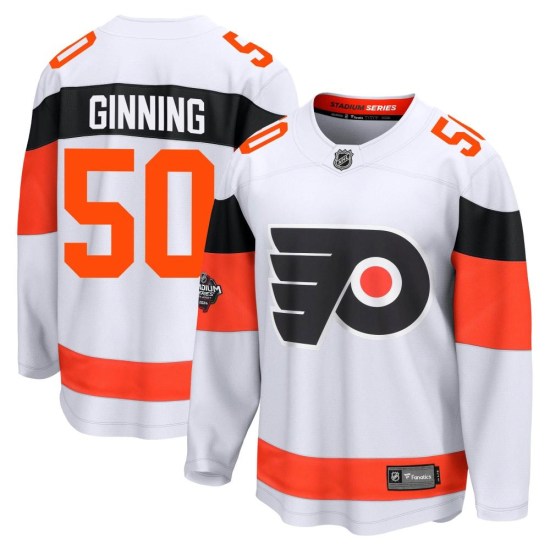 Adam Ginning Philadelphia Flyers Breakaway 2024 Stadium Series Fanatics Branded Jersey - White