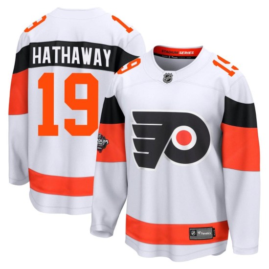 Garnet Hathaway Philadelphia Flyers Breakaway 2024 Stadium Series Fanatics Branded Jersey - White