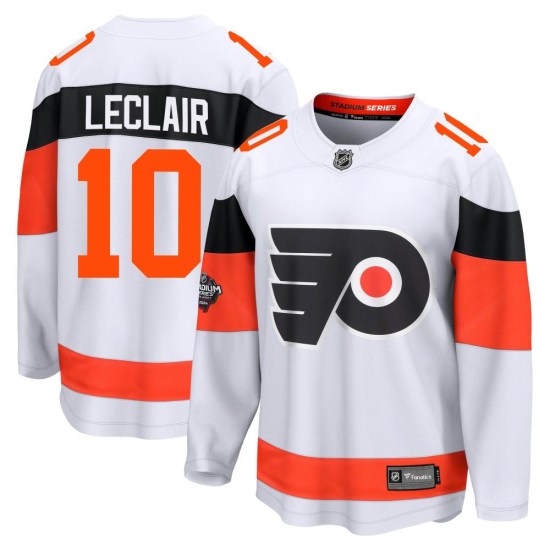 John Leclair Philadelphia Flyers Breakaway 2024 Stadium Series Fanatics Branded Jersey - White