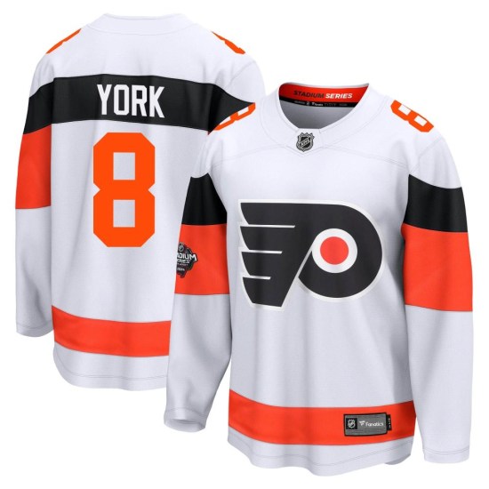 Cam York Philadelphia Flyers Breakaway 2024 Stadium Series Fanatics Branded Jersey - White