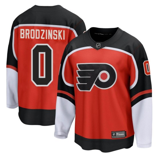 Bryce Brodzinski Philadelphia Flyers Breakaway 2020/21 Special Edition Fanatics Branded Jersey - Orange