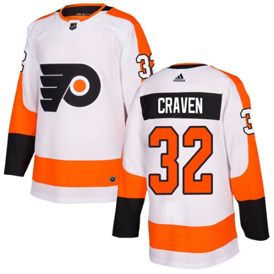 Murray Craven Philadelphia Flyers Youth Authentic Adidas Jersey - White