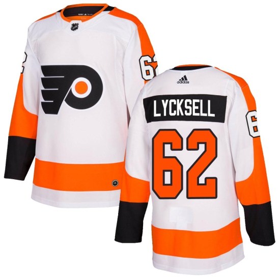 Olle Lycksell Philadelphia Flyers Youth Authentic Adidas Jersey - White