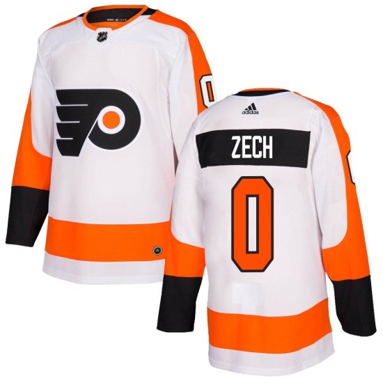 Cooper Zech Philadelphia Flyers Youth Authentic Adidas Jersey - White