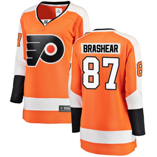 Donald Brashear Philadelphia Flyers Women's Breakaway Home Fanatics Branded Jersey - Orange