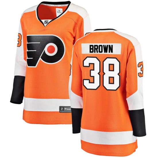 Matt Brown Philadelphia Flyers Women's Breakaway Home Fanatics Branded Jersey - Orange