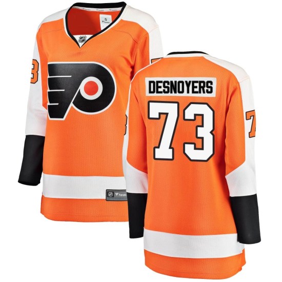 Elliot Desnoyers Philadelphia Flyers Women's Breakaway Home Fanatics Branded Jersey - Orange