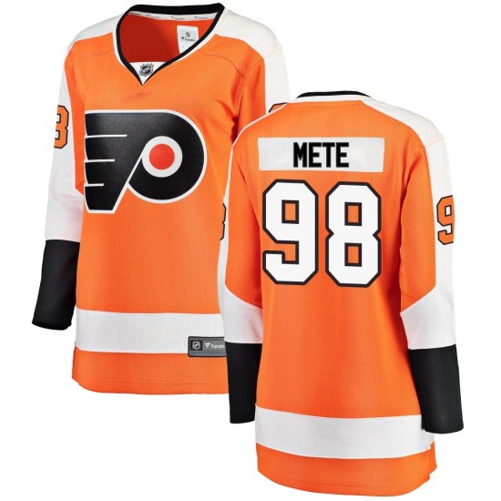 Victor Mete Philadelphia Flyers Women's Breakaway Home Fanatics Branded Jersey - Orange