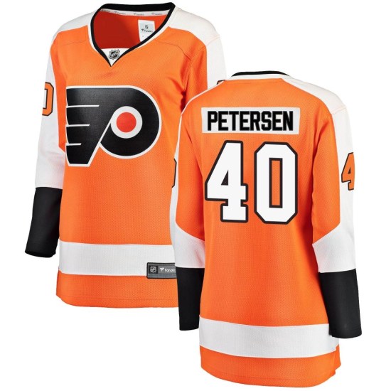 Cal Petersen Philadelphia Flyers Women's Breakaway Home Fanatics Branded Jersey - Orange